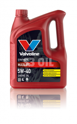 Масло Valvoline 5W40 MAXLIFE 4 L