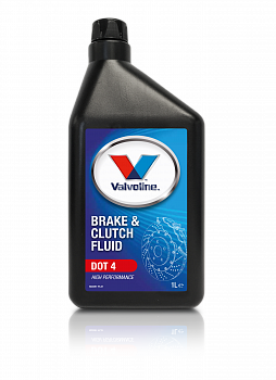 Жидкость тормозная Valvoline DOT 4 BRAKE & CLUTCH FLUID 1 L