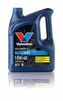 Масло Valvoline 10W40 ALL CLIMATE 4 L