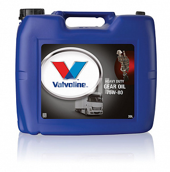 Масло Valvoline трансмиссионное HD GEAR OIL 75W80  20 L