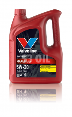 Масло Valvoline 5W30 MAXLIFE C3 4 L
