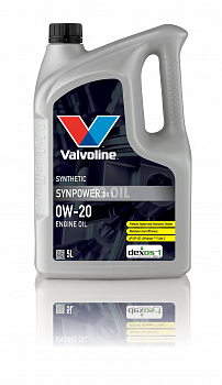 Масло Valvoline 0W20 SYNPOWER DX1 5 L