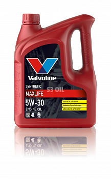 Масло Valvoline 5W30 MAXLIFE 4 L