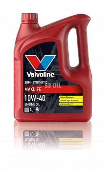 Масло Valvoline 10W40 MAXLIFE 4 L
