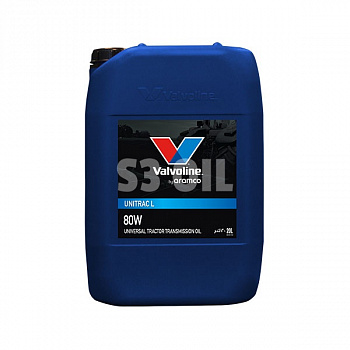 Масло Valvoline для сельского хоз. UNITRAC 80W UAE 20 L (трансмиссионное масло)